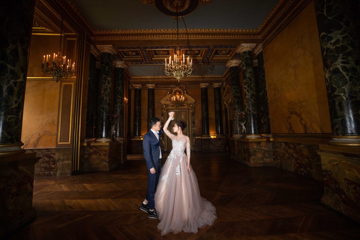 Promissa Studio : wedding photographer Fontainebleau castle